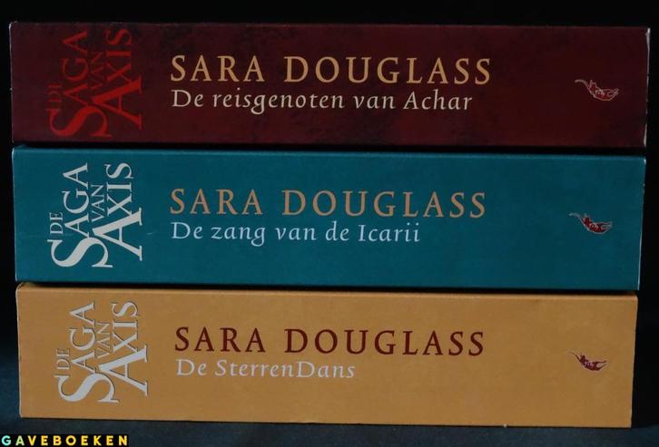 De Saga Van Axis - Sarah Douglass - Luitingh Sijthoff - 3x -, Boeken, Fantasy, Zo goed als nieuw, Ophalen of Verzenden
