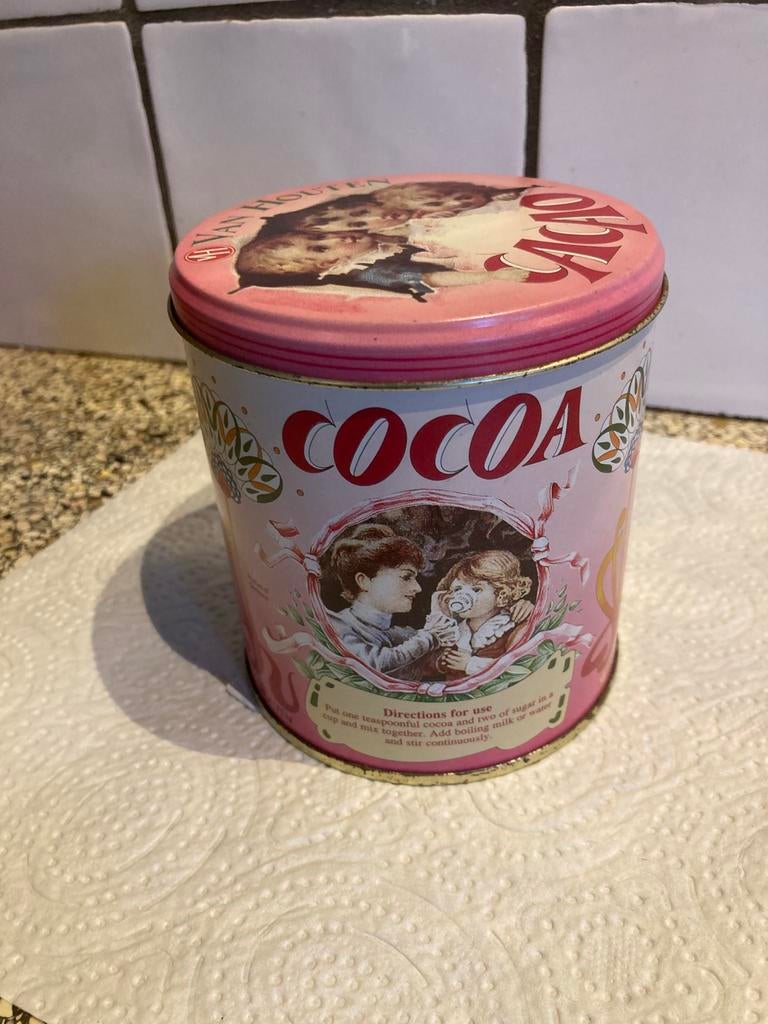 Blik cacao, Ophalen of Verzenden, Zo goed als nieuw, Overige