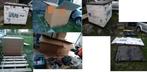 Stapelbare en inklapbare Palletboxen. 2 stuks, Ophalen, 100 cm of meer, Opvouwbaar, 60 cm of meer