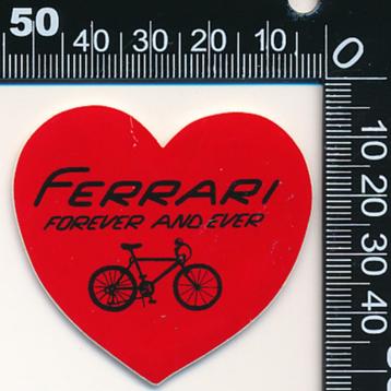 Sticker: Ferrari - Forever and ever beschikbaar voor biedingen