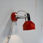 Vintage oranje wandlamp / muurlamp, Ophalen, Gebruikt