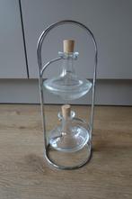 Olie- en azijn stel, Huis en Inrichting, Keuken | Servies, Overige typen, Ophalen of Verzenden, Overige stijlen, Glas