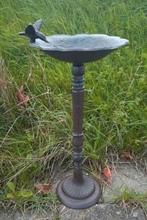Staand Vogelbad Vogel Voederschaal Gietijzer Nieuw, Tuin en Terras, Ophalen of Verzenden, Nieuw