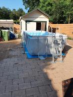 Mooi zwembad van intex, Tuin en Terras, Gebruikt, 200 tot 300 cm, Ophalen of Verzenden, 400 cm of meer