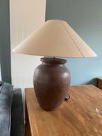 Vaaslamp met kap, Huis en Inrichting, Overige materialen, Gebruikt, 50 tot 75 cm, Ophalen