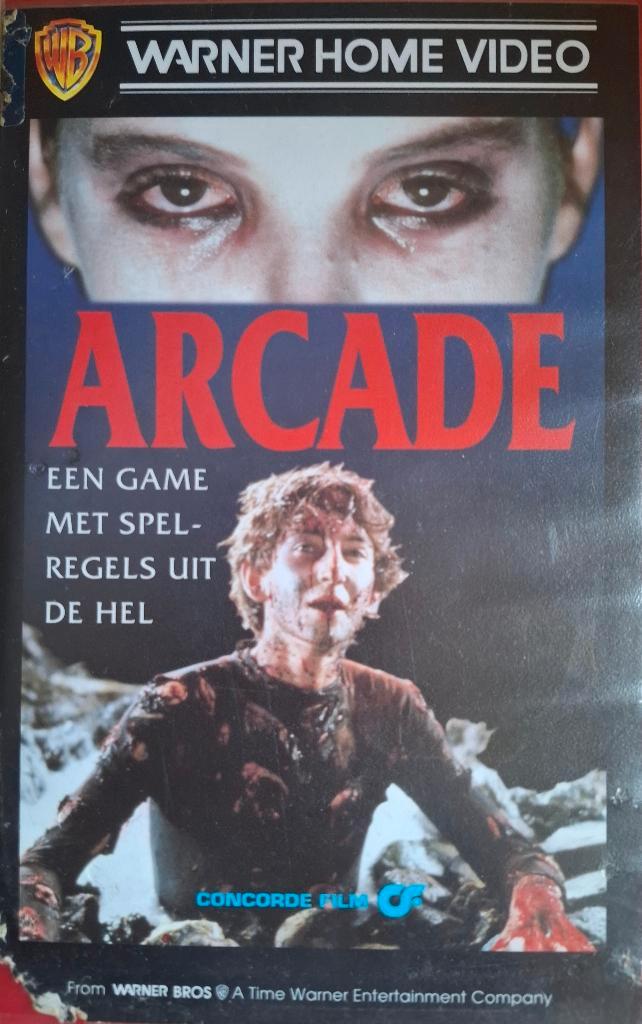 Arcade - VHS - Warner Home Video #0993, Cd's en Dvd's, VHS | Film, Zo goed als nieuw, Science Fiction en Fantasy, Vanaf 16 jaar