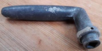 oude klink deurklink aluminium enkel antiek 10,5 cm beschikbaar voor biedingen
