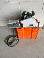 Festool ts55 invalzaag met toebehoren, Gebruikt, Invalzaag, Ophalen of Verzenden, 30 tot 70 mm