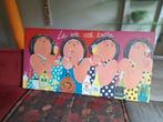 Dikke dames La vie est belle, Antiek en Kunst, Kunst | Schilderijen | Modern, Ophalen