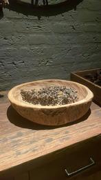 Landelijk sober oud houten (fruit) decoratie schaal, Huis en Inrichting, Woonaccessoires | Schalen en Manden, Ophalen of Verzenden