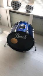 Pearl basedrum “the export-pro series”in mooie blauwe finish, Muziek en Instrumenten, Drumstellen en Slagwerk, Zo goed als nieuw