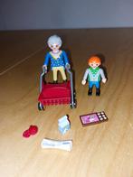 Playmobil Oma met Rollator & Jongetje, Ophalen, Zo goed als nieuw, Los playmobil
