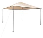 Paviljoen 4x4, partytent prieel 4 x 4 m antraciet GRTS BZRGD, Verzenden, Nieuw, 4 tot 6 meter, Paviljoen