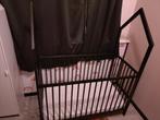 Huis ledikantje zwart, Kinderen en Baby's, Ophalen, Gebruikt, Minder dan 140 cm, Minder dan 70 cm