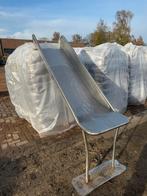 Rvs glijbaan 1m hoog, Kinderen en Baby's, Speelgoed | Buiten | Speeltoestellen, Ophalen of Verzenden, Zo goed als nieuw, Glijbaan