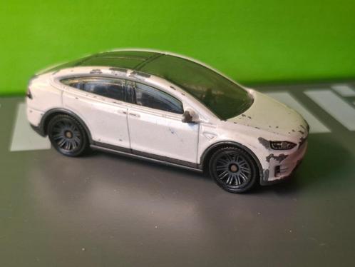 Matchbox 59 - Tesla Model X [wit] 1/64, Hobby en Vrije tijd, Modelauto's | Overige schalen, Gebruikt, Auto, Ophalen of Verzenden