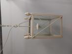 Antieke hanglamp., Ophalen of Verzenden, Gebruikt, Glas