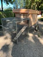 Verplaatsbaar robuust dierenverblijf, kippenhok, Ophalen, Zo goed als nieuw, Kippenhok of Kippenren