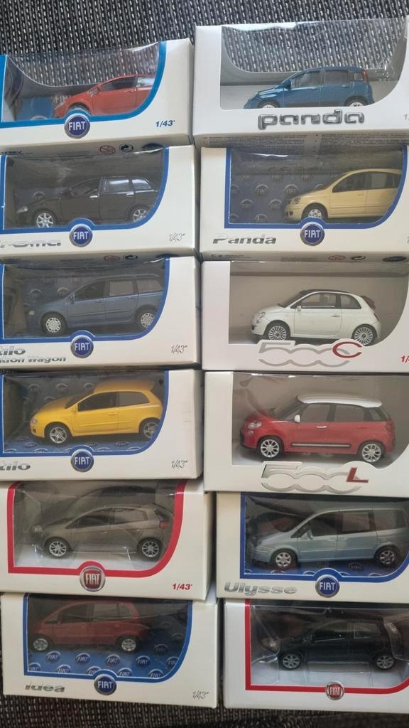 Fiat 124 Bravo Stilo Punto Croma Idea Alfa Norev, 1:43, Hobby en Vrije tijd, Modelauto's | 1:43, Nieuw, Auto, Norev, Ophalen of Verzenden