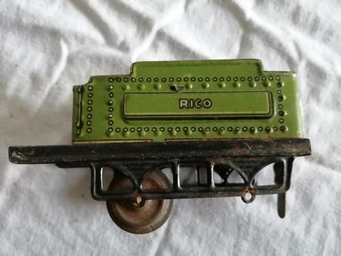 stoomlocomotief tender blik tin toys Rico, Antiek en Kunst, Antiek | Speelgoed, Ophalen of Verzenden
