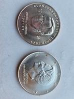 2x Zilveren 10 Gulden 1997 - Marshall Plan, Postzegels en Munten, Munten | Nederland, Ophalen of Verzenden