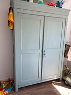 Vintage antieke kledingkast groen, Kinderen en Baby's, Kinderkamer | Commodes en Kasten, Ophalen, Kast, 50 tot 70 cm, 105 cm of meer