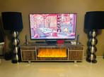 Richmond tv meubel/ kast met open haard., Ophalen, Richmond, Zo goed als nieuw, 200 cm of meer