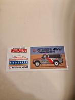 1142 Mitsubishi 4WD Paris-Dakar Rally Stickers, Verzamelen, Ophalen of Verzenden, Zo goed als nieuw, Auto's