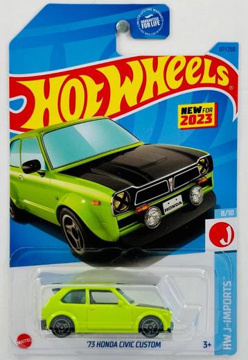2023 Hot Wheels '73 Honda Civic Custom USA beschikbaar voor biedingen