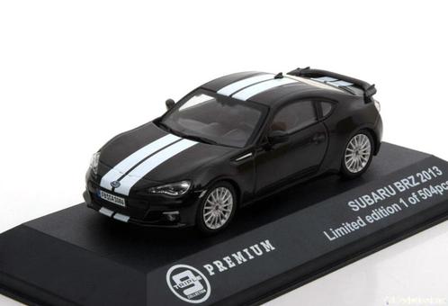 Subaru BRZ 2014 Zwart Wit Schaal 1:43 Triple9 Ref. T9P10023, Hobby en Vrije tijd, Modelauto's | 1:43, Nieuw, Auto, Overige merken
