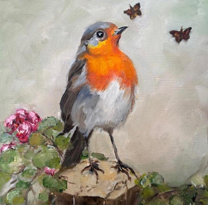 KUNST ALS KADO JAARLIJKSE ATELIER OPSCHONING, Antiek en Kunst, Kunst | Schilderijen | Modern, Ophalen of Verzenden