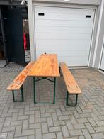 Biertafel 220x60, Ophalen, Zo goed als nieuw, Rechthoekig, Hout
