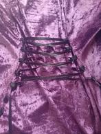 Velours fantasy jurkje, Kleding | Dames, Paars, Maat 46/48 (XL) of groter, Ophalen of Verzenden, Boven de knie