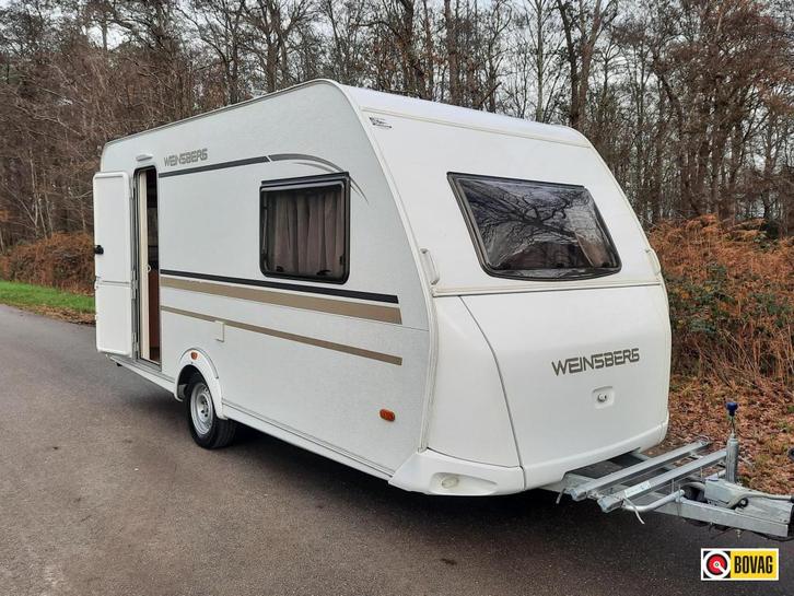 Weinsberg CaraOne 420 QD Incl Mover en Voortent !, Caravans en Kamperen, Caravans, tot en met 4, 750 - 1000 kg, Overige, Overige merken