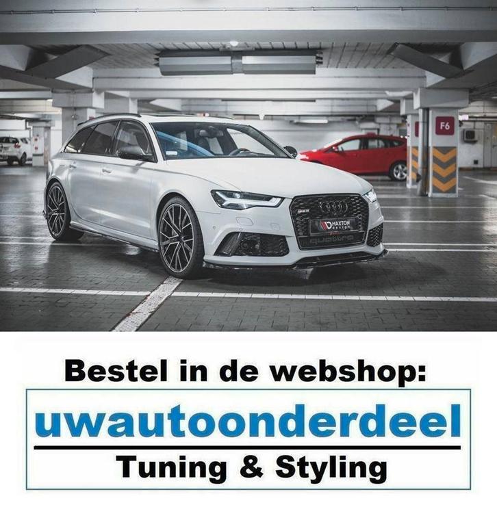 Maxton Design Spoiler Voorspoiler Lip Splitter Voor Audi RS6, Auto diversen, Tuning en Styling, Ophalen of Verzenden