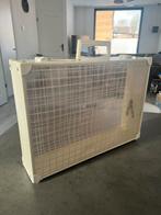 Vintage koffer / aktetas met transparante zijkanten, Gebruikt, Hard kunststof, Minder dan 50 cm, Ophalen of Verzenden