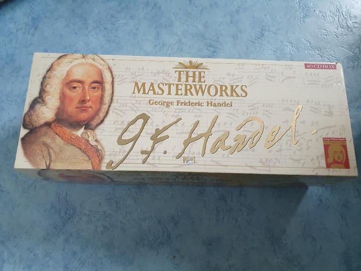 Handel - The masterworks George Frideric Handel 40 cd box, Cd's en Dvd's, Cd's | Klassiek, Zo goed als nieuw, Overige typen, Barok