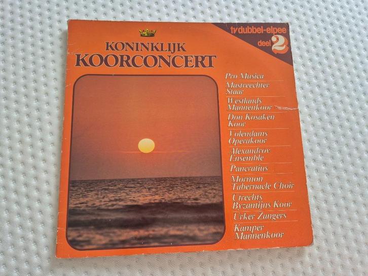 Koninklijk Koorconcert deel 2 – 2 LP’s, Cd's en Dvd's, Vinyl | Overige Vinyl, Gebruikt, 12 inch, Ophalen of Verzenden