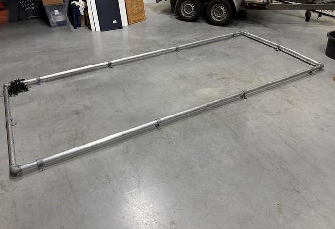 Aluminium Spandoekframe 5x2 meter, Diversen, Vlaggen en Wimpels, Gebruikt, Ophalen