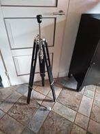 staande vloerlamp driepoot zwart, Huis en Inrichting, Lampen | Vloerlampen, Ophalen, Gebruikt, Hout, 150 tot 200 cm