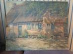 Jan Flier - Boerderijtje in Brabant, Antiek en Kunst, Kunst | Schilderijen | Klassiek, Ophalen