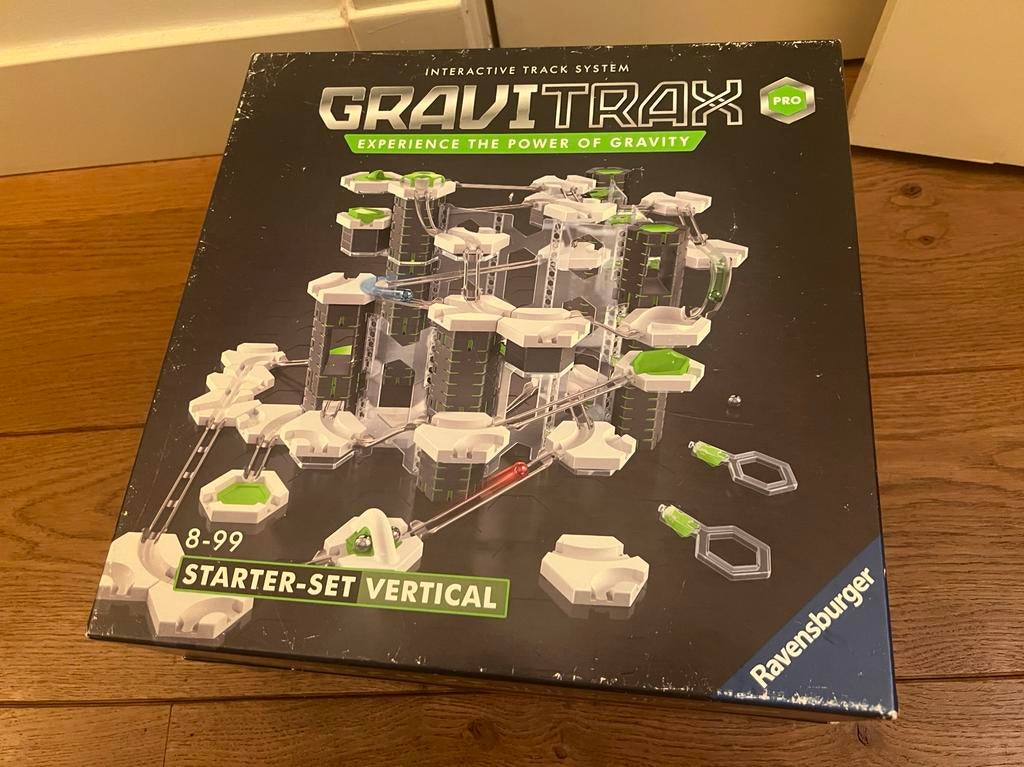 Grote Gravitrax PRO knikkerbaan (starter set Vertical), Ophalen of Verzenden, Zo goed als nieuw