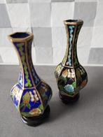 Cloisonne vazen SET 2x, Antiek en Kunst, Ophalen of Verzenden