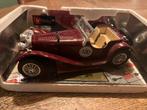Bburago Jaguar SS 100 – 1:18 Mille Miglia Editie, Hobby en Vrije tijd, Modelauto's | 1:18, Ophalen, Zo goed als nieuw, Bburago