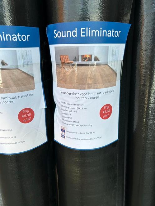 Sound eliminator 18 dB, Doe-het-zelf en Verbouw, Vloerdelen en Plavuizen, Nieuw, Overige typen, Overige materialen, 150 cm of meer