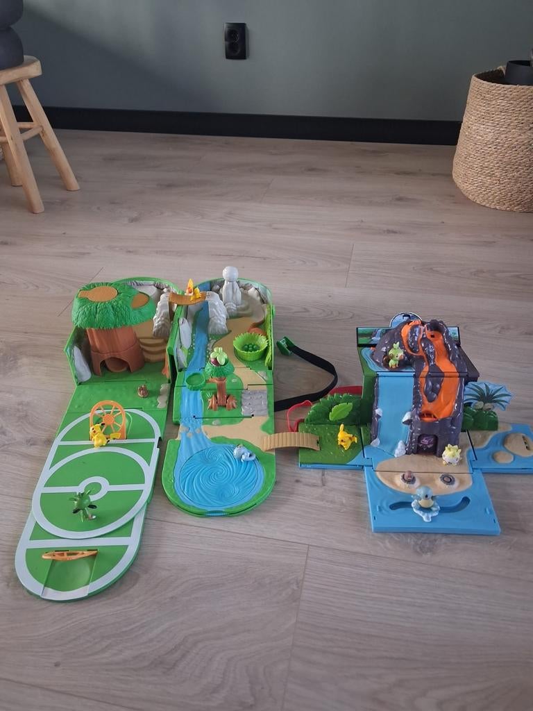 Pokemon Speelvelden met Poppetjes, Ophalen of Verzenden, Gebruikt, Overige typen
