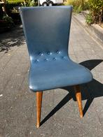 G.J.van Os Culemborg. Vintage stoel stoelen. Jaren 50., Huis en Inrichting, Stoelen, Ophalen, Overige materialen, Gebruikt, Twee