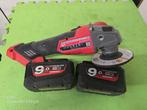 Milwaukee M18 FUEL haakse slijper – met 2x 9.0Ah accu, Ophalen, Gebruikt, 1200 watt of meer