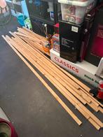 Houten laten, Doe-het-zelf en Verbouw, Hout en Planken, Ophalen, Gebruikt, Plank, 50 mm of meer