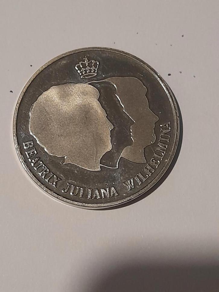 Zilveren herdenkingsmunt 100 jaar Rabobank, Postzegels en Munten, Munten | Nederland, Ophalen of Verzenden